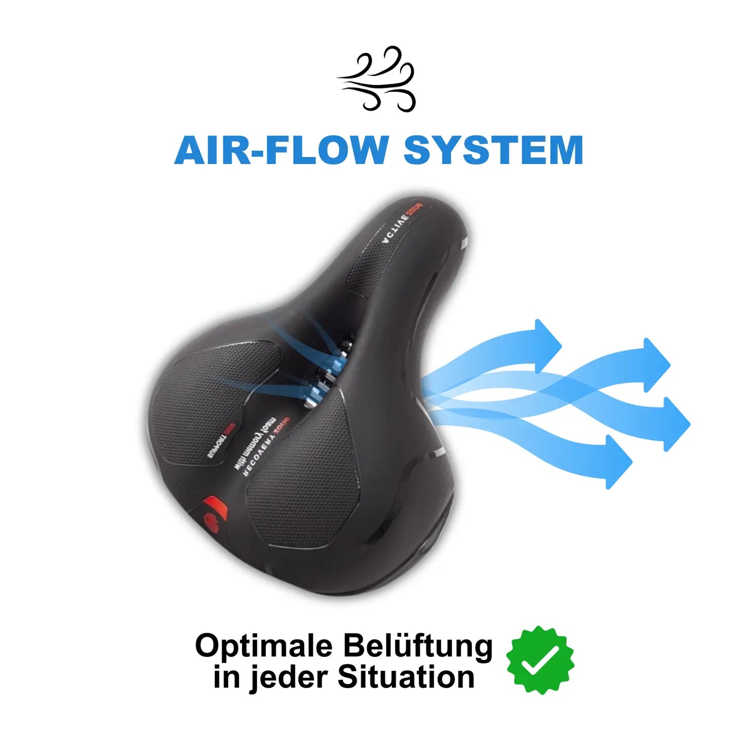 SOHLEMIO ergonomischer Fahrradsattel Gel für maximalen Komfort Gelsattel.
