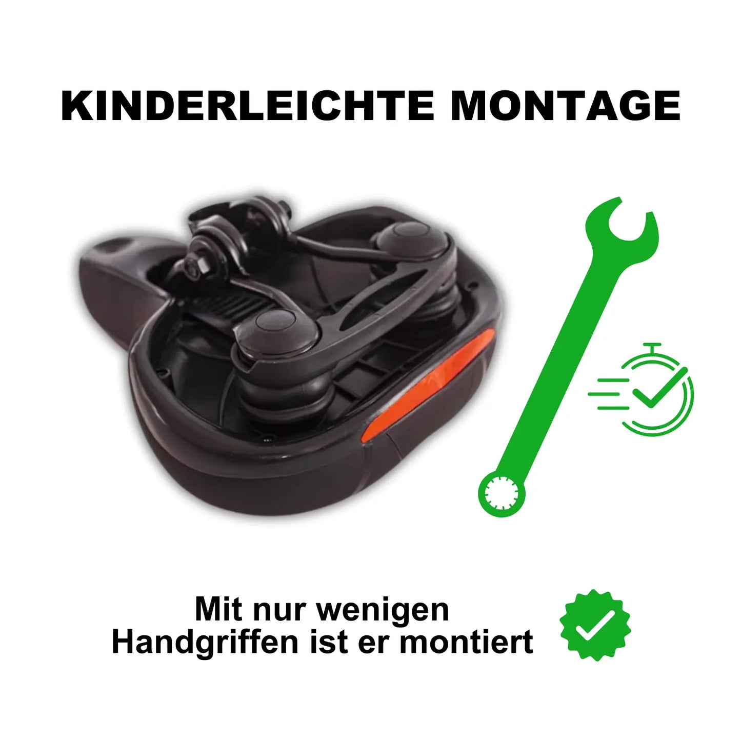 SOHLEMIO ergonomischer Fahrradsattel Gel für maximalen Komfort Gelsattel.