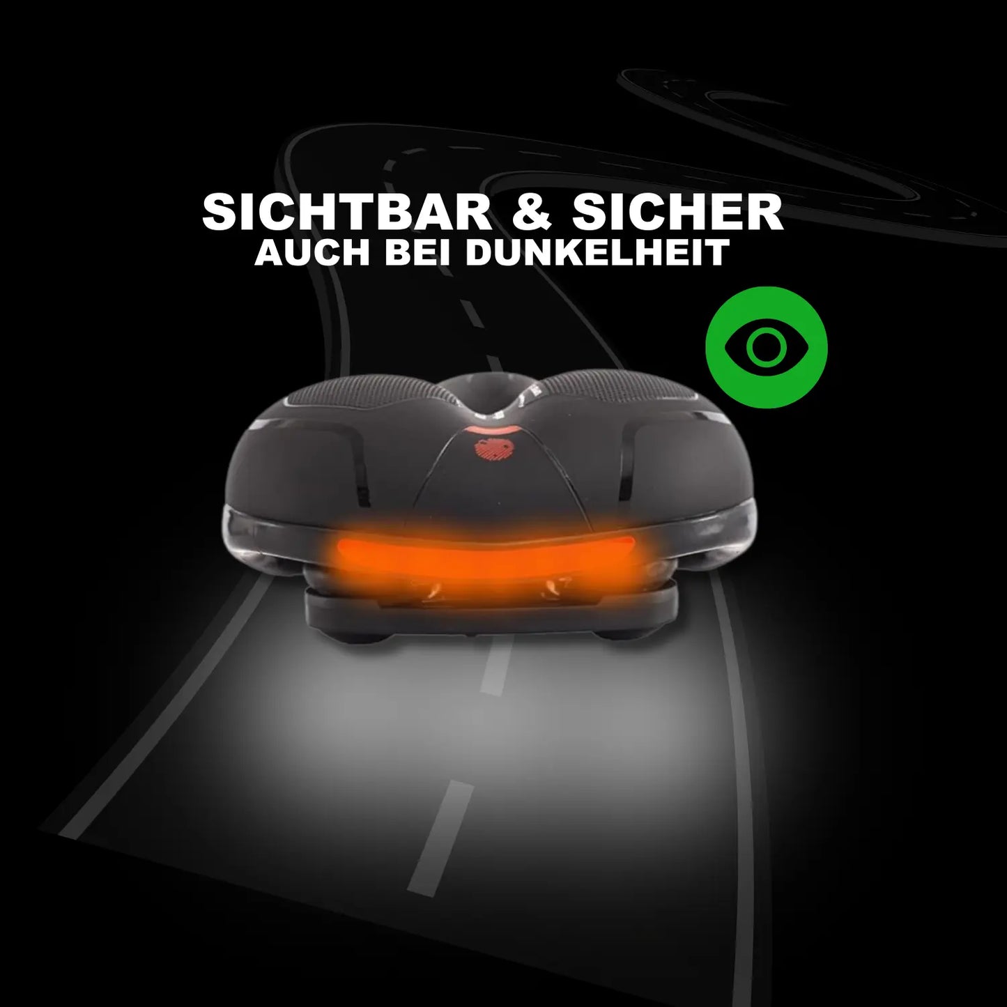 SOHLEMIO ergonomischer Fahrradsattel Gel für maximalen Komfort Gelsattel.